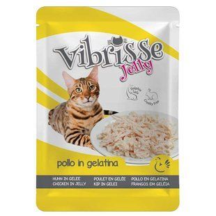 Пауч для кошек VIBRISSE JELLY, куриное филе в желе, 70г C1018984 фото
