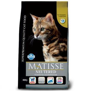 Фарміна сухий корм MATISSE NEUTERED CHICKEN з куркою 400 г 16126 172668 фото