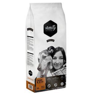 Корм для собак Amity Lamb&Rice, дієтичний, з ягням і рисом, 3кг 222LAMB3KG фото