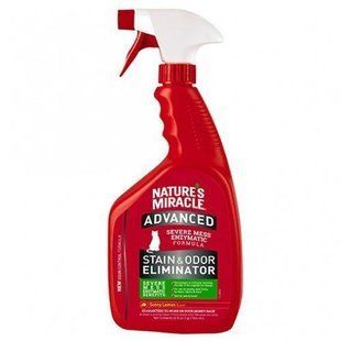 Уничтожитель пятен и запахов кошек Nature's Miracle Stain & Odor Eliminator, спрей 8in1, 946 мл 680234/6993 USA фото