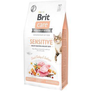 Brit Care Cat Sensitive Digestion and Delicate Taste 7 кг Корм для кішок з чутливим травленням 171281/0693 фото