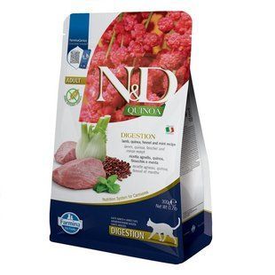 Фарміна сухий корм N&D DIGESTION, LAMB & FENNEL ADULT дієт. харчування 300 г 179967 фото