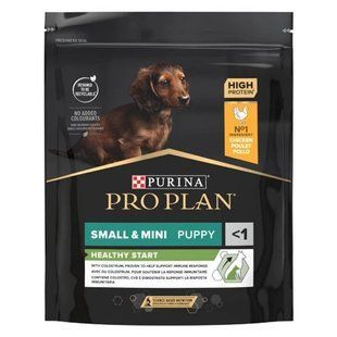 Сухой корм Purina Pro Plan Puppy Small&Mini Optistart для щенков малых пород, с курицей, 700 г 12272382 фото