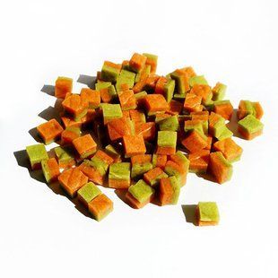 Ласощі "Селянської Смаколікі" для собак, курячі кубики зі шпинатом, 1х1х1 см, 500 г LSСJ-42 фото