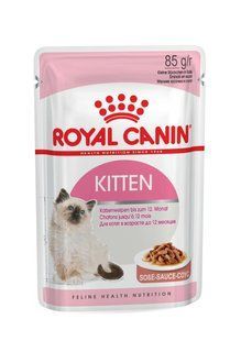 Вологий корм Royal Canin Kitten Instinctive 85 г х 12 в соусі для кошенят до 12 місяців 4058001/П фото