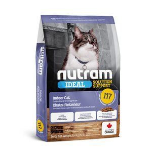 Сухой корм I17 Nutram Ideal Solution Support Indoor 5.4 кг для взрослых кошек живущих в помещении I17_(5.4kg) фото