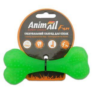 AnimAll Фан 88115 кость 12 см зеленая 110583 фото