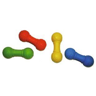 Игрушка для соб. Croci Гантелька резин., 10см, 4 цвета, 12шт.уп C6098037 фото
