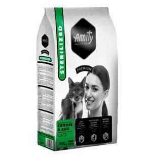 Корм для котів AMITY Sterilized Chicken, для стерилізованих, з куркою, 600g 910STERCHIC600g фото