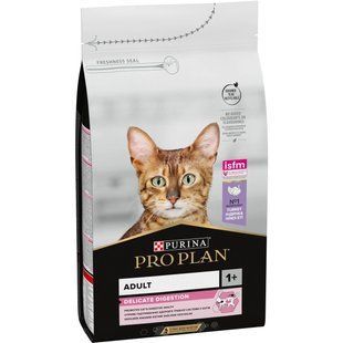 Корм Pro Plan Delicate 10 кг с индейкой для взрослых кошек с чувствительным пищеварением 12524952 фото