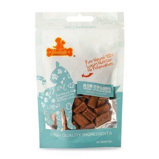 Лакомство Yalute Salmon Short Sticks для кошек, короткие палочки с лососем, 50 г FI-46 фото