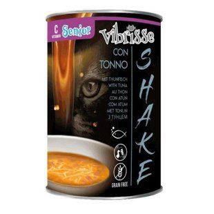 Консерва суп для кошек VIBRISSE SHAKE Senior тунец + VIT-C, 135 г C1018670суп фото