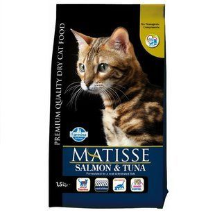 Фарміна сухий корм MATISSE SALMON & TUNA з лососем та тунцем 1,5 кг.32096 161031 фото