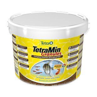 Tetra Min Granules10L / 4,2кг гранулы универсальный корм для аквариумных рыб 201361 фото