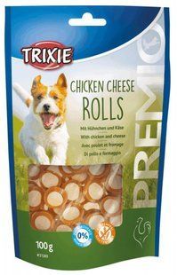 Лакомство Premio Chicken Cheese Rolls 31589 фото