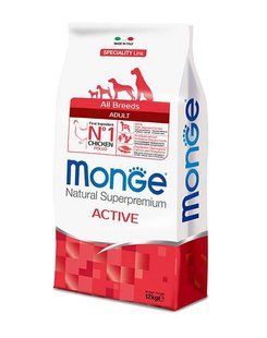 Monge Dog All breeds Adult Active 15 кг 70080996 фото