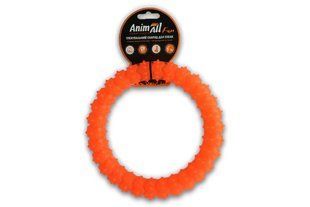Игрушка для собак AnimAll Fun кольцо с шипами, оранжевое, 20 см 111652 фото