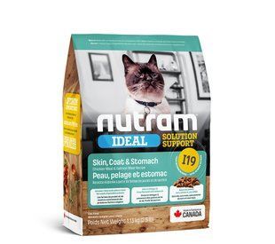 Сухой корм I19 Nutram Ideal Solution Support Skin Coat Stomach 1.13 кг для чувствительных кошек I19_(1,13kg) фото