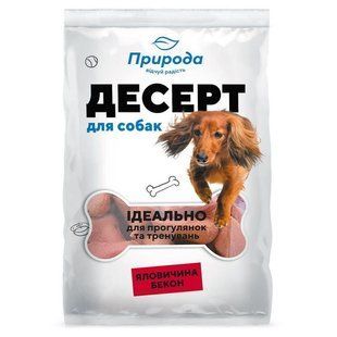 Лакомство для собак Природа Десерт Говядина-бекон 550 г PR740163 фото