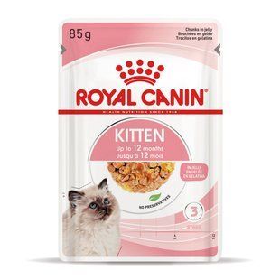 Royal Canin Kitten Jelly 85 г х 12 - вологий корм в желе для кошенят до 12 місяців 4150001/П фото