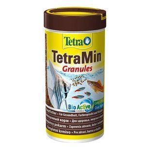 Tetra Min Granules 500ml гранулы основной корм для аквариумных рыб 240568 фото