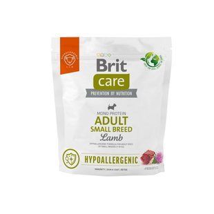 Корм для собак малых пород Brit Care Dog Hypoallergenic Adult Small Breed гипоаллергенный с ягненком, 1 кг 172649 фото