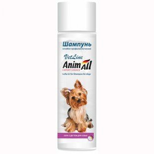 AnimАll VetLine шампунь з сіркою і дьогтем для собак, 250мл. 57215 фото