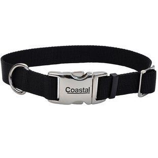 Coastal Metal Buckle ошейник для собак, 2.5х36-51cм 61962_BLK20 фото