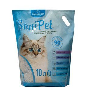 Наповнювач силікагелевий туалету для кішок Природа Sani Pet 10 л PR243420_Спеццена фото
