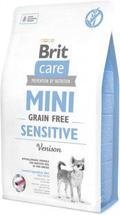 Brit Care MiniSensitive Grain Free 2кг корм для взрослых собак миниатюрных пород с чувствительным пищеварением 170776/0169 фото