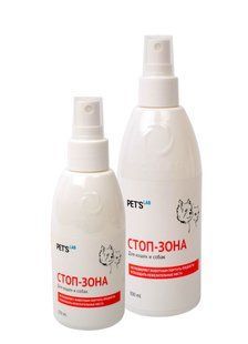 Отпугиватель Pet's Lab Стоп-зона 150 мл спрей для кошек и собак 9037 фото