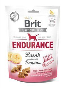 Функциональные лакомство Brit Care Endurance ягненок с бананом для собак, 150 г 111424/0006 фото
