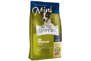 Корм Happy dog Mini Neuseeland 8 кг для дорослих собак малих порід з чутливим травленням, з ягням 60577 фото