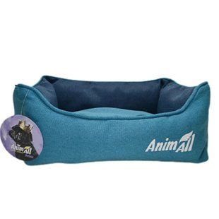 Лежанка AnimAll Gama S Aqua для собак і котів, бірюзова, 45&times;35&times;16 см 151068 фото