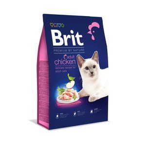 Сухий корм Brit Premium Cat Adult Chicken 8 кг для дорослих кішок з куркою 171867 фото