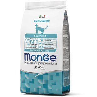 Monge Cat Sterilised з тріскою 1,5 кг 70005531 фото