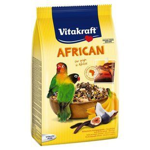 Корм для середніх африканських папуг Vitakraft African 750 г 21641 фото