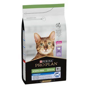 Pro Plan Cat Sterilised 7+ сухой корм 10 кг для стерилизованных кошек старше 7 лет с индейкой 12524904 фото