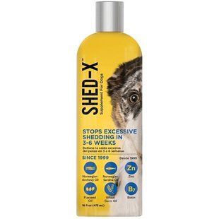 SynergyLabs Shed-X dog добавка для вовни собак, проти линьки 473 мл 516 фото