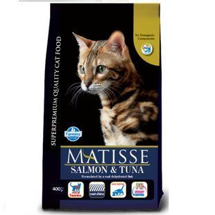 Фарміна сухий корм MATISSE SALMON & TUNA з лососем та тунцем 400 г 16119 172670 фото