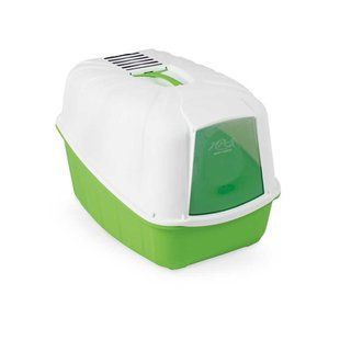 Туалет для кошек бокс с фильтром Komoda GREEN (зеленый) 54*39*40 S07080107 фото