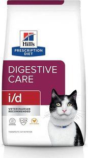 Hill's Prescription Diet Feline I/D AB+ 1,5 кілограм сухий корм при шлунково-кишечних захворюваннях у котів 607643 фото
