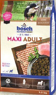 Bosch Maxi Adult 15 кг сухий корм для собак великих порід 52100015 фото