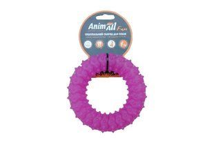 Игрушка для собак AnimAll Fun кольцо с шипами, фиолетовый, 12 см 88154 фото