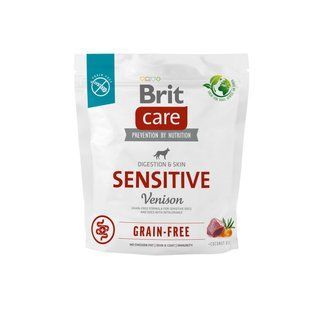Корм Brit Care Dog Grain-free Sensitive 1 кг для собак с чувствительным пищеварением, беззерновой с олениной, 172208 фото