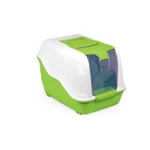Туалет для кішок бокс з фільтром NETTA GREEN 54x39x41 БОКСNETTAЗЕЛЕНИЙ фото