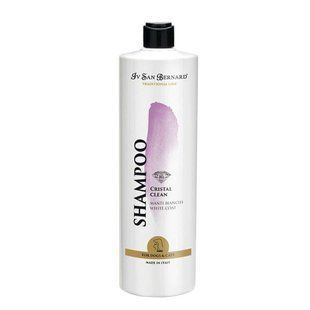 Шампунь Iv San Bernard Cristal Clean для білої шерсті (кіт/собака), усуває жовті плями, 1л 8869NSHCRI1000 фото