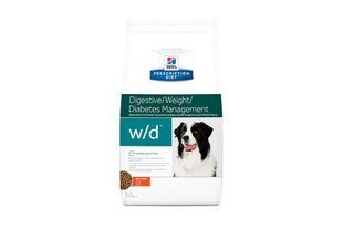 Hill's Prescription Diet w/d Digestive/Weight/Diabetes Management 1,5 кг сухой корм для собак, курица 6656 фото