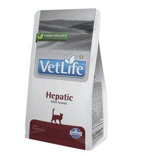 Фарміна сухий корм Vet Life Hepatic дієт. харчування, при хронічній печінковій недостатності, 400 г 30405 160389 фото