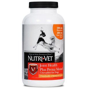 Nutri-Vet Joint Health Plus Perna Mussel жувальні таблетки 100 шт 66667 фото